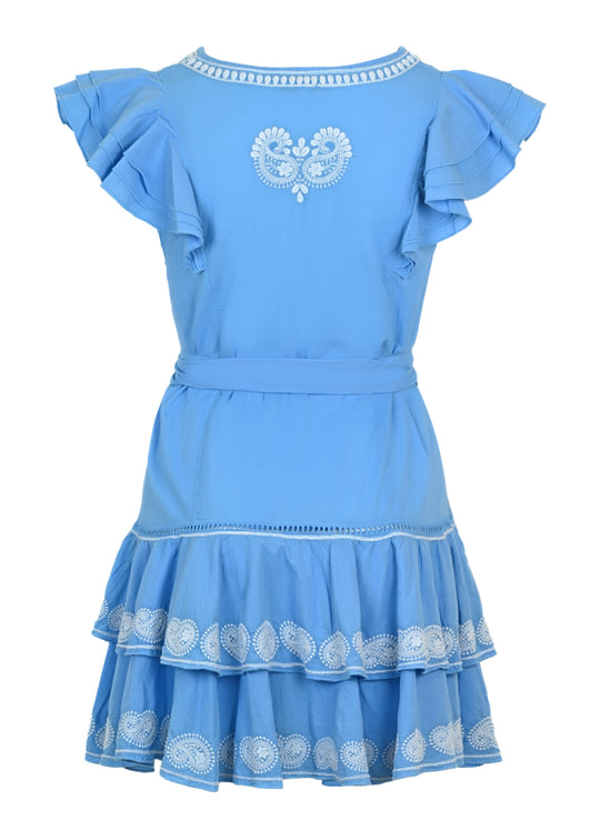 Ray Mini Dress Cornflower