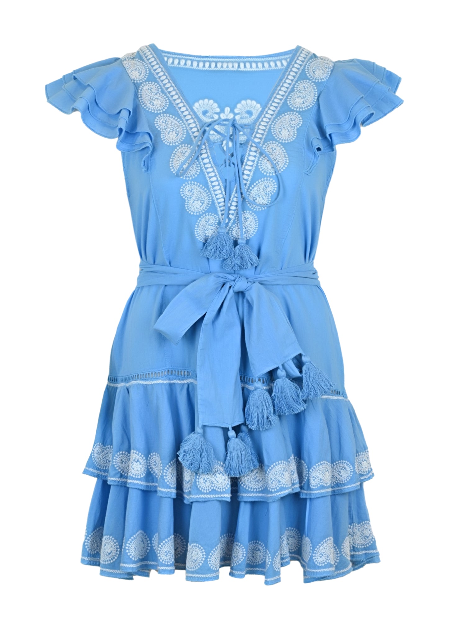 Ray Mini Dress Cornflower