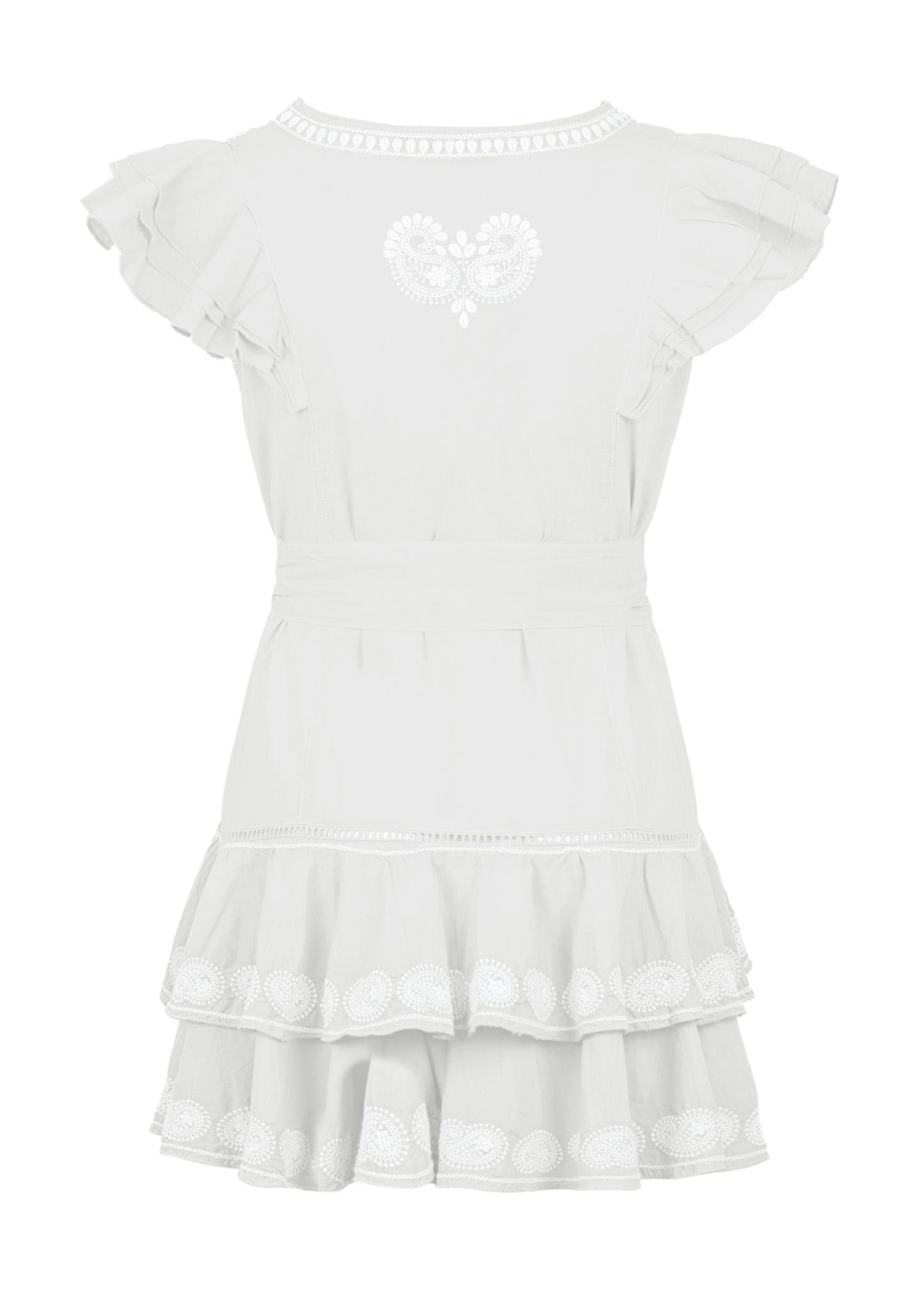 Ray Mini Dress White