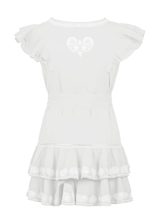 Ray Mini Dress White