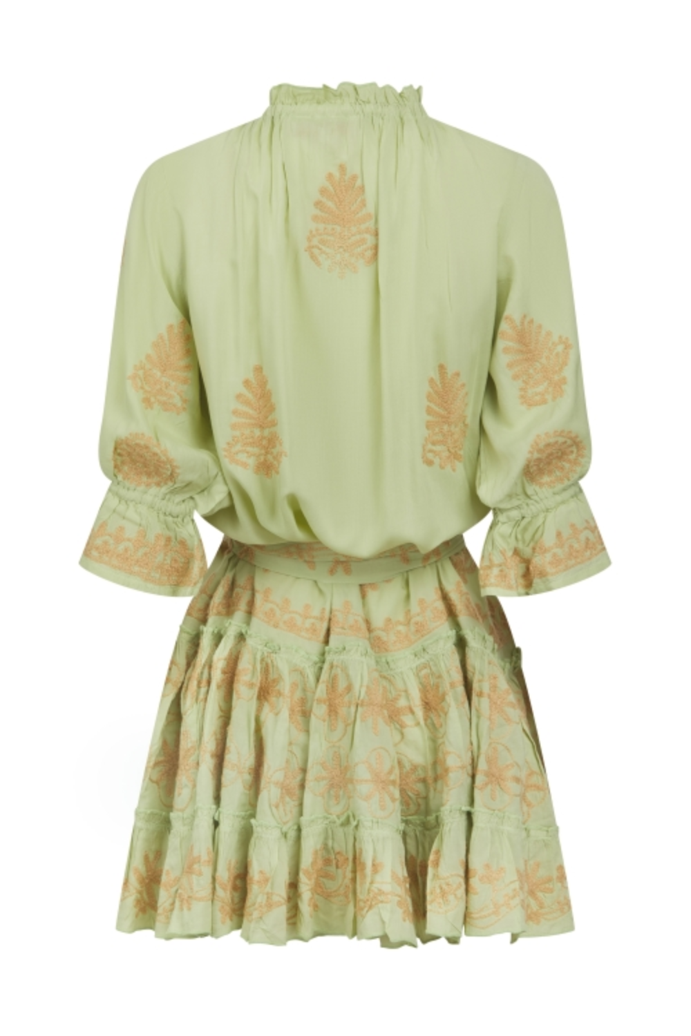 Load image into Gallery viewer, Sia Sage/Papaya Dress
