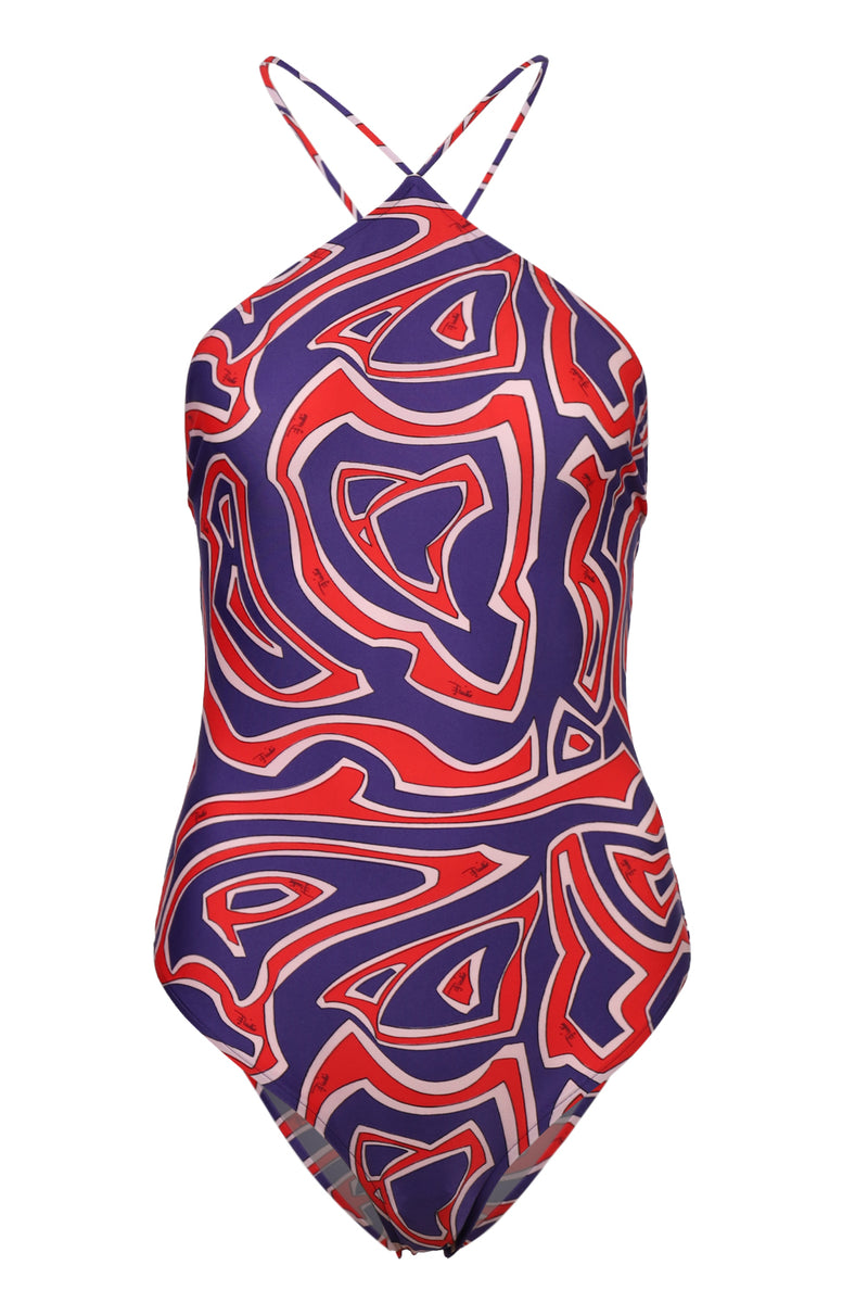 Labirinto Print Swimsuit Multicolour