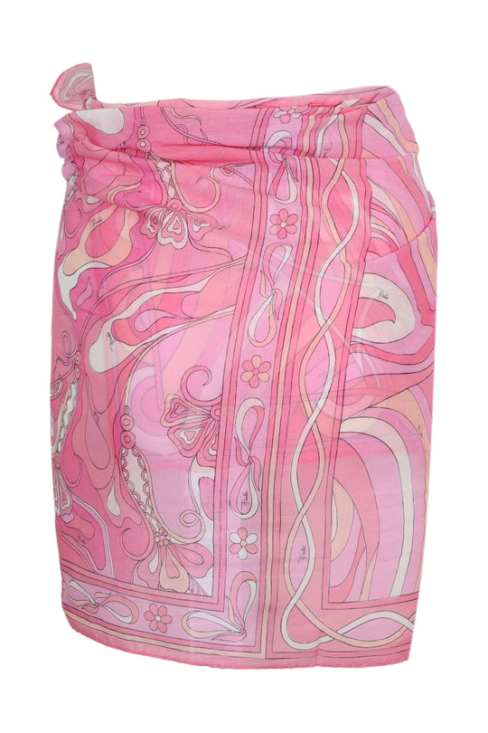 Load image into Gallery viewer, Cotton Pareo with Mixed Prints Rosa
