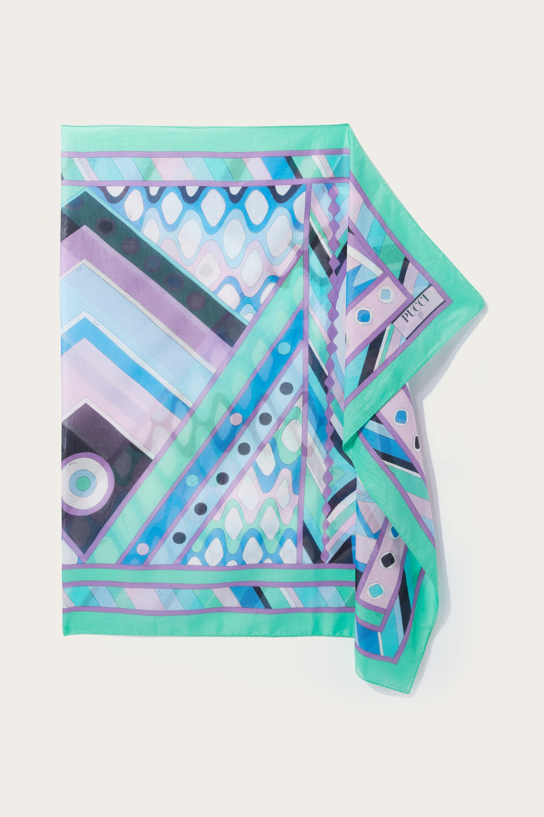 Load image into Gallery viewer, Vivara Print Cotton Sarong Celeste Bianco - ONE SIZE - Sarong
