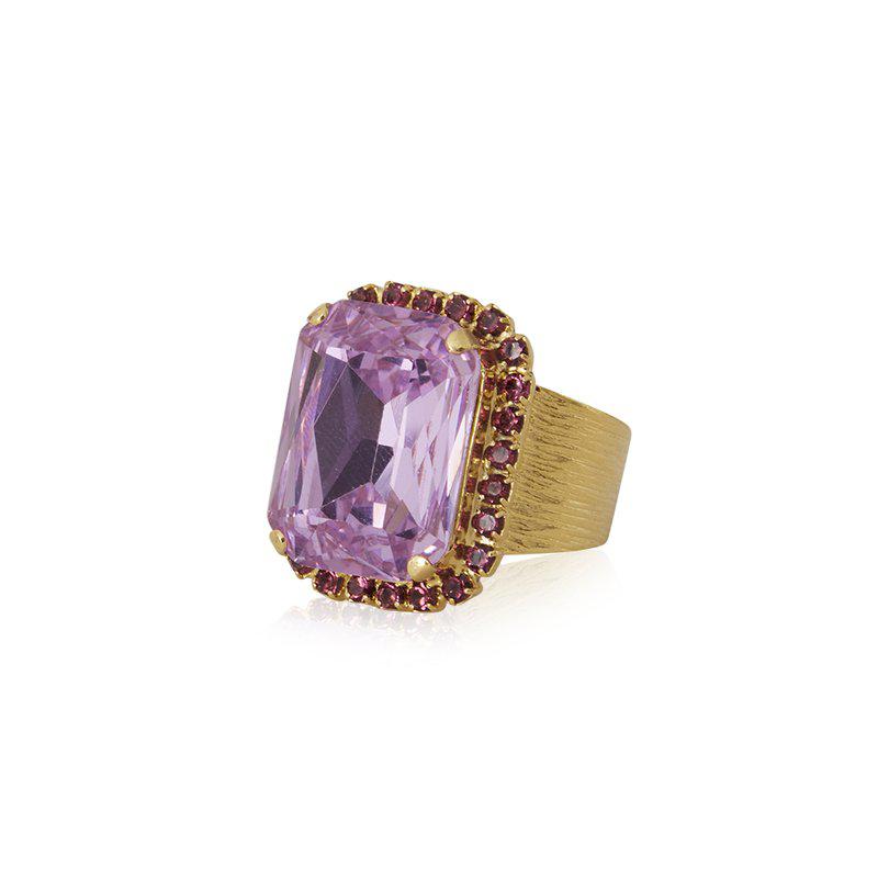 Load image into Gallery viewer, Lydia Cocktail Ring Violet
