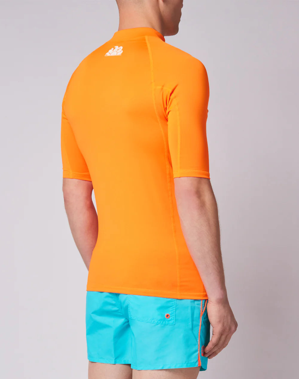 Short Sleeve Rash Guard Neon Orange - Rash Guard