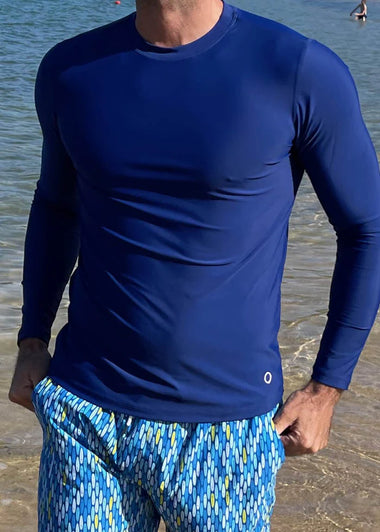 Rash Top Men’s Navy - Rash Vest
