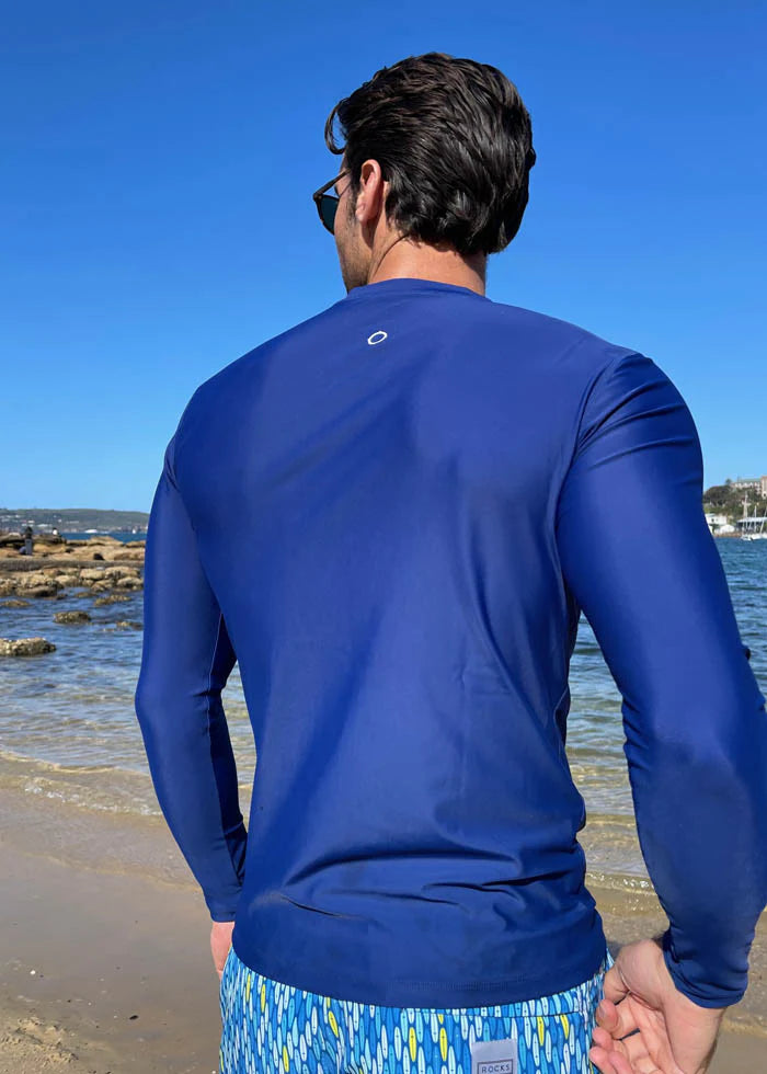 Rash Top Men’s Navy - Rash Vest