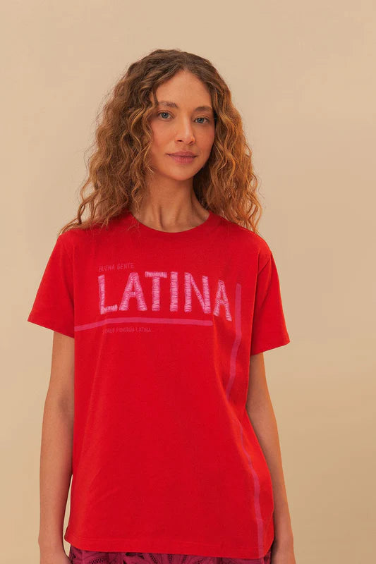 Load image into Gallery viewer, Latina Red Fit T-Shirt
