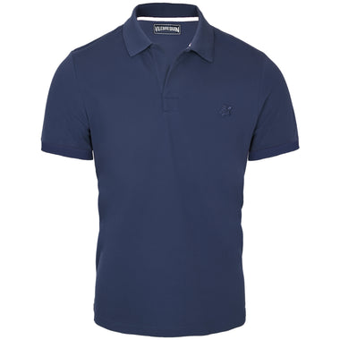 Palatin Polo Shirt Solid Navy Blue - Polo Shirt