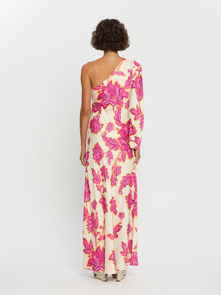 Load image into Gallery viewer, Rhia One Sleeve Maxi Dress - Dress
