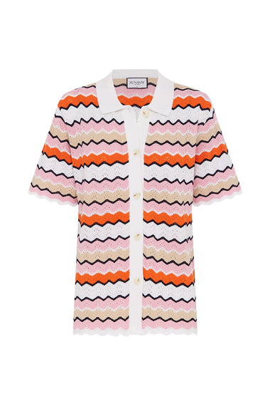 Hubert Top Pink Multi - Top