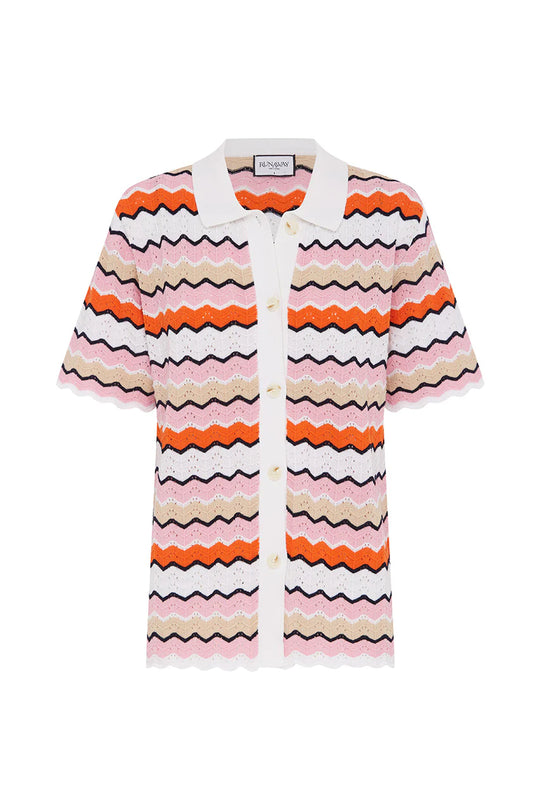 Hubert Top Pink Multi - Top