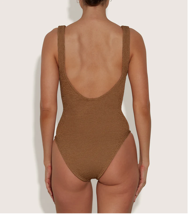 Sadie Swim Metallic Cocoa - ONE SIZE - One Piece