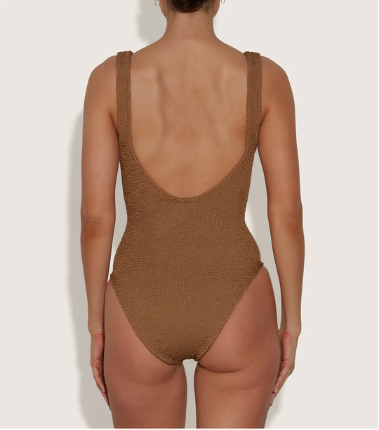 Sadie Swim Metallic Cocoa