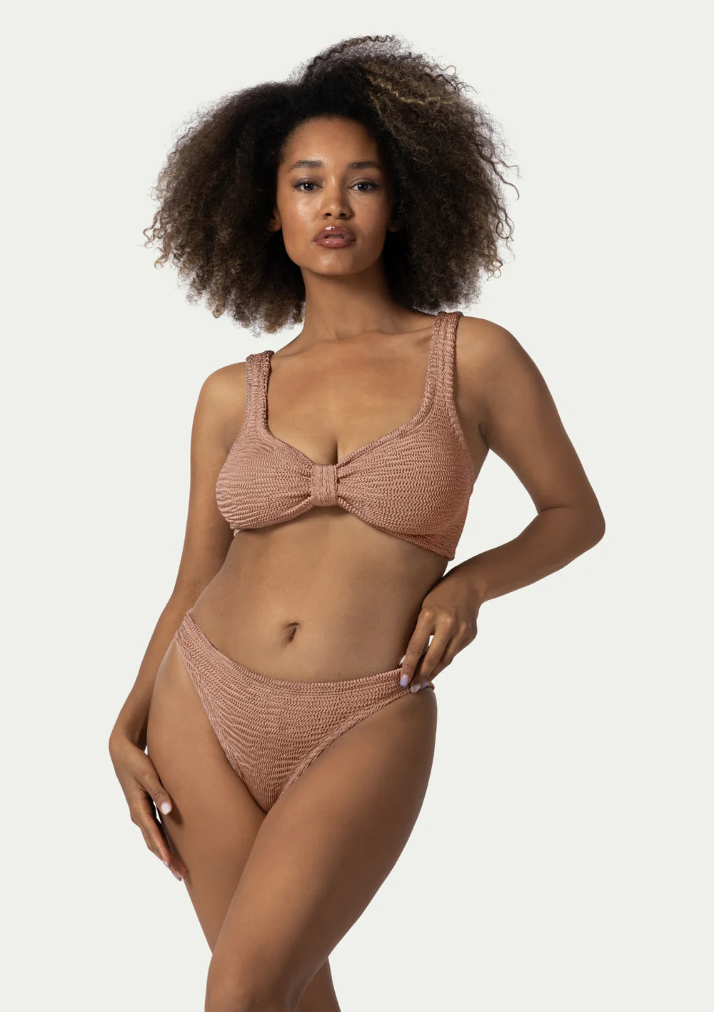 Load image into Gallery viewer, Salma Bikini Rose Beige - ONE SIZE - Bikini
