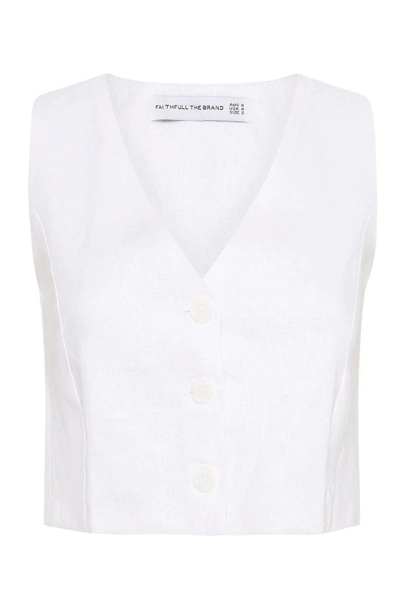 Load image into Gallery viewer, Salome Top White - Top
