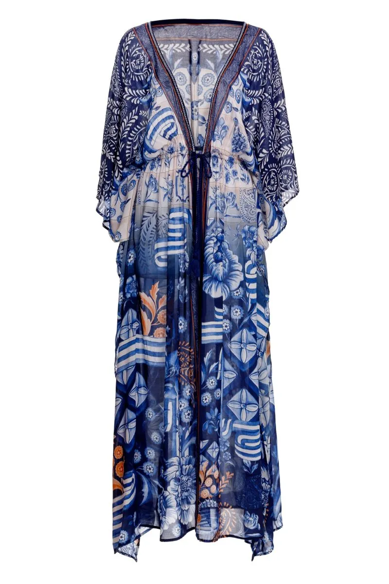 Load image into Gallery viewer, Sam Azure Tunic - ONE SIZE - Cover Up
