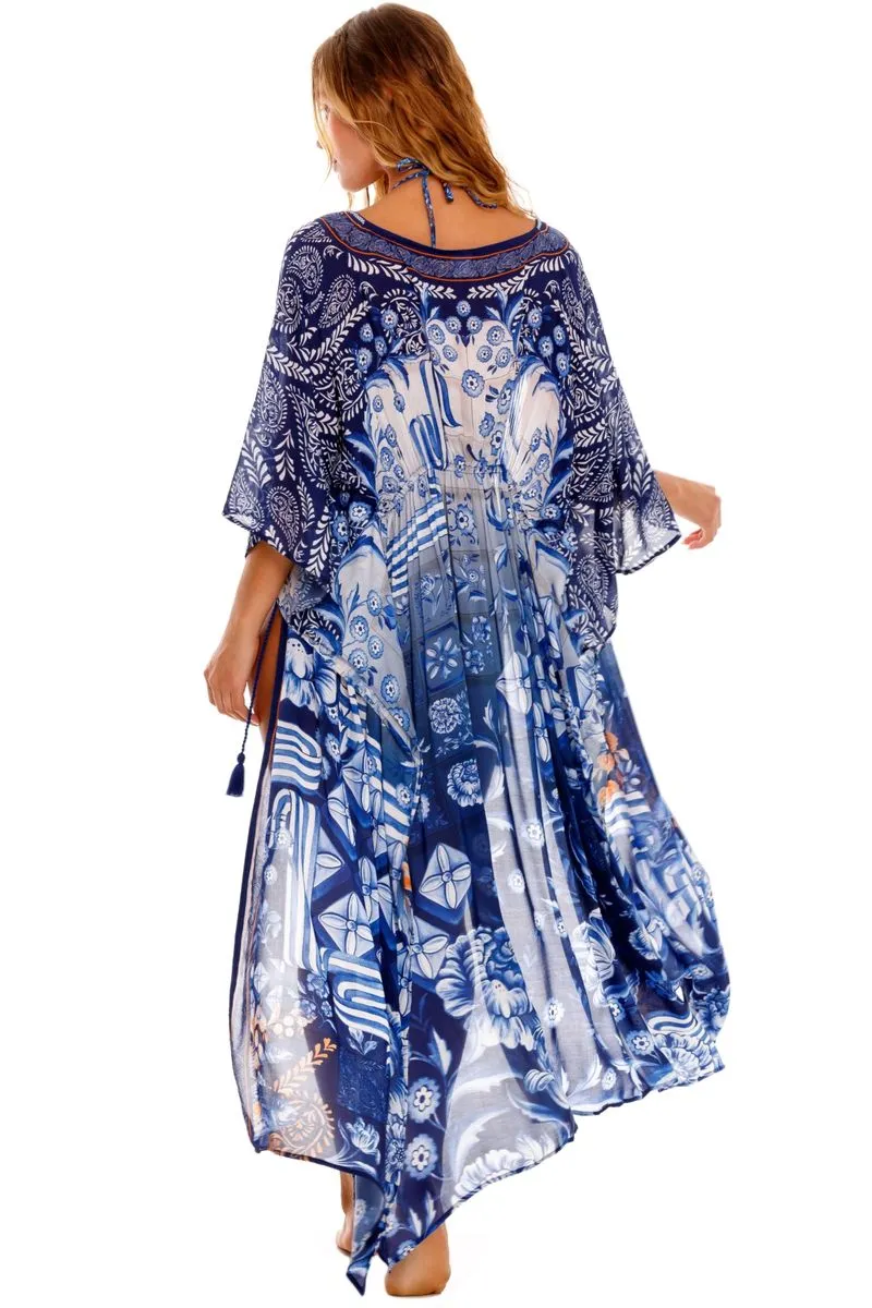 Load image into Gallery viewer, Sam Azure Tunic - ONE SIZE - Cover Up
