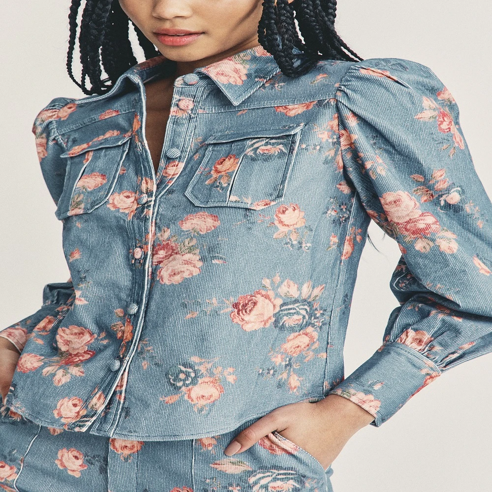 Load image into Gallery viewer, Ringley Top Faded Denim - Top
