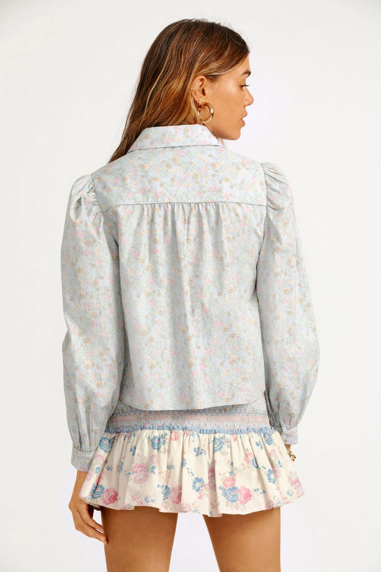 Sansom Blouse Baby Blue Skies