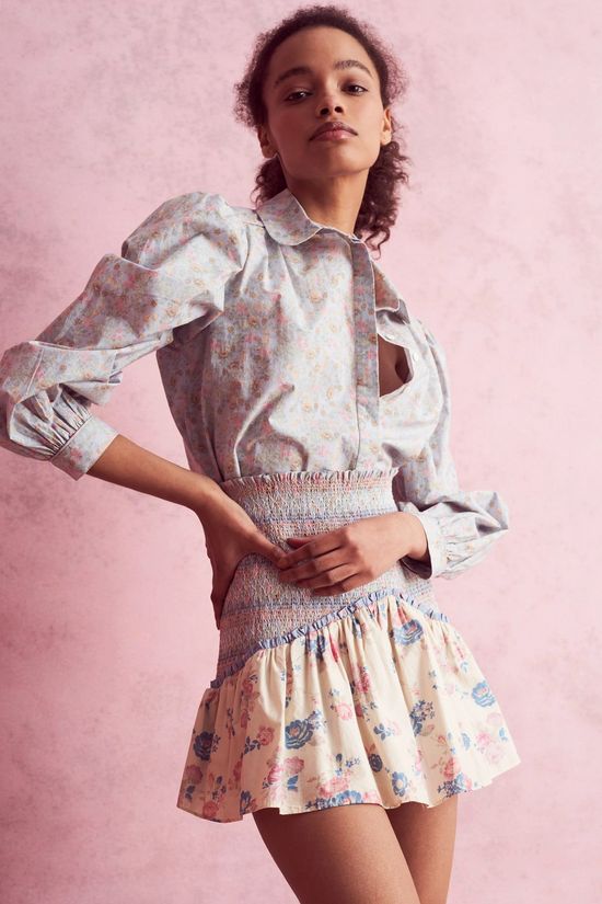 Sansom Blouse Baby Blue Skies