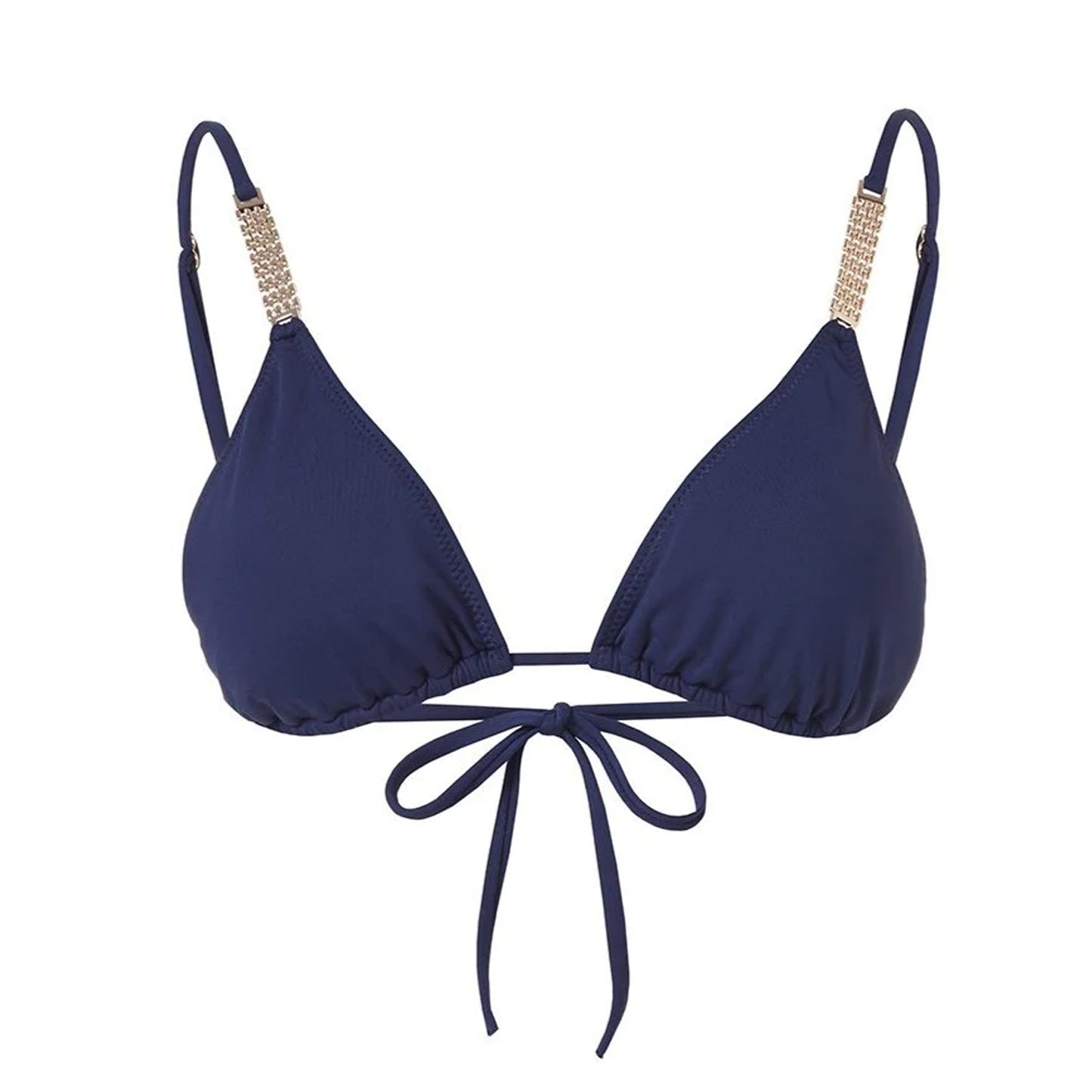 Load image into Gallery viewer, Maldives Navy Bikini Top - Bikini Top
