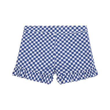 Girls Gingham Shorts in Blue/White - Shorts