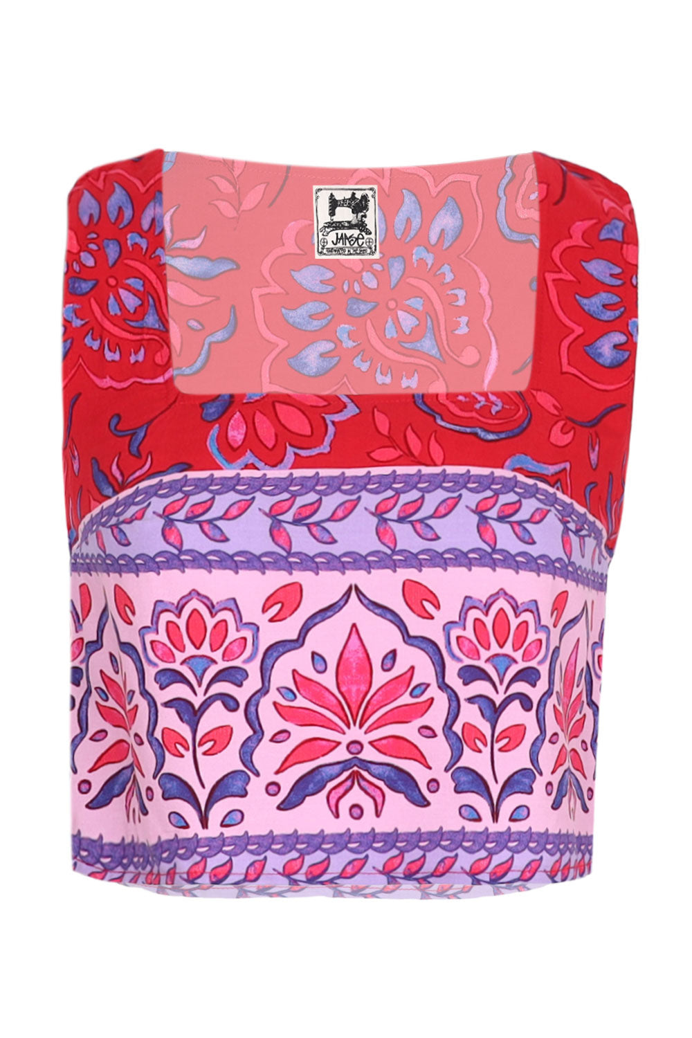 Load image into Gallery viewer, Florian Print Casey Crop Top
