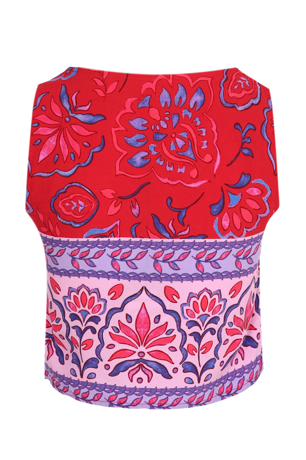 Load image into Gallery viewer, Florian Print Casey Crop Top
