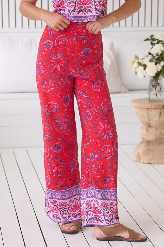 Load image into Gallery viewer, Florian Print Jax Pants - Bottoms
