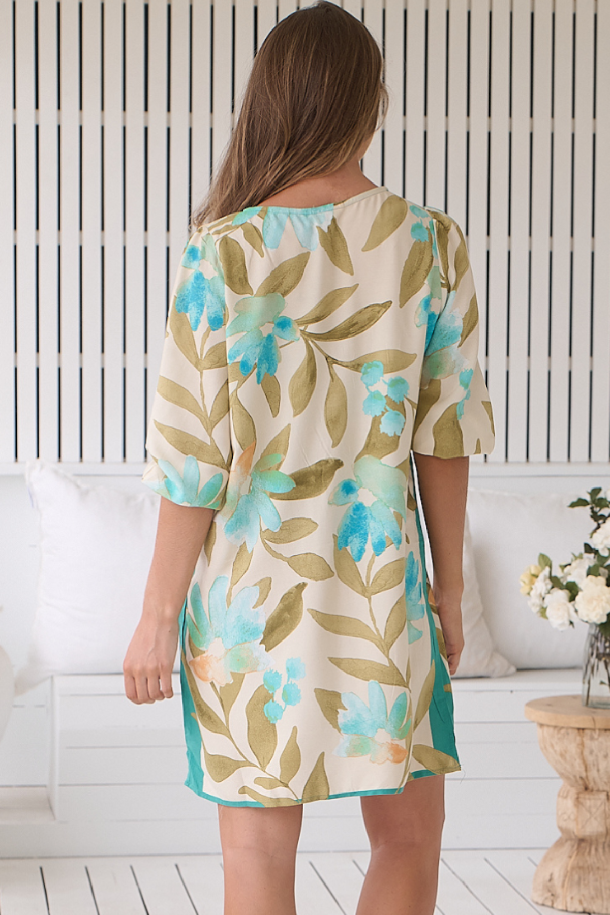 Load image into Gallery viewer, Himalaya Poppy Print Lake Dress - Dress
