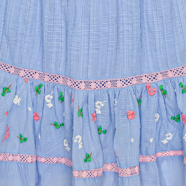 Jennings Skirt Seaside Afternoon Blue - Skirt