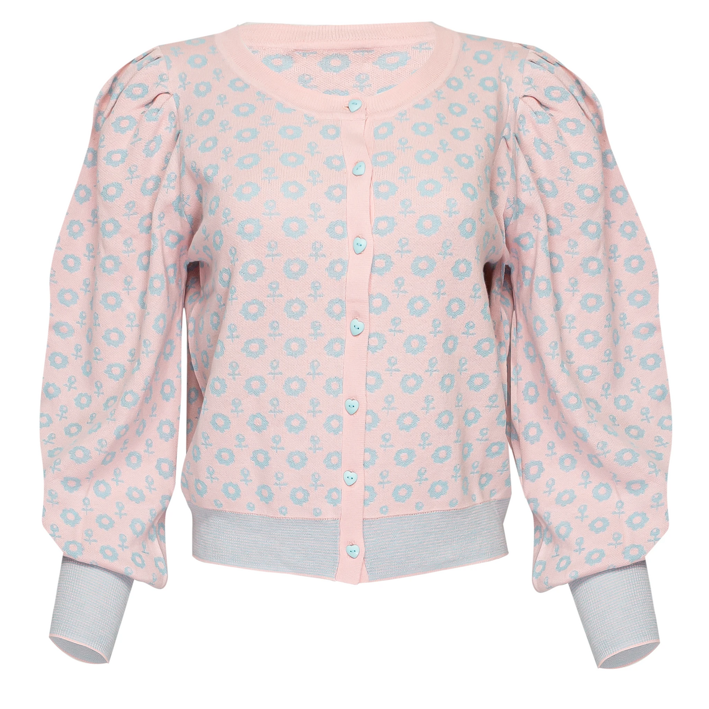 Load image into Gallery viewer, Larsen Cardigan Blue Rose - Cardigan
