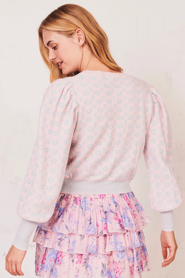 Larsen Cardigan Blue Rose - Cardigan