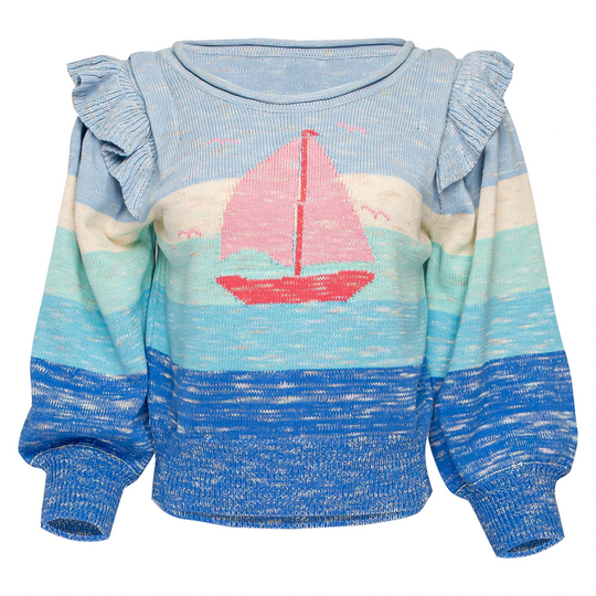 Lansing Pullover Blue Splendor - Sweater
