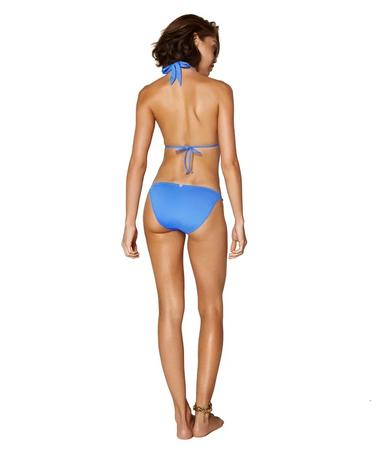 Solid Paula Full Bottom Blue - Bikini Bottom