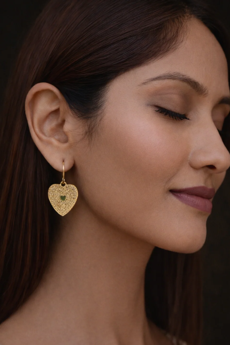 Del Heart Earrings