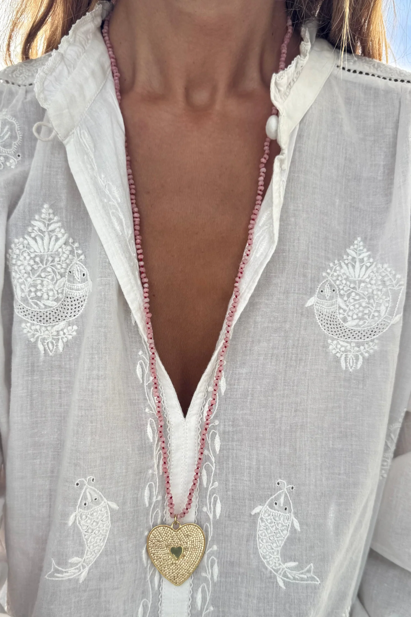 Del Pink Long Necklace