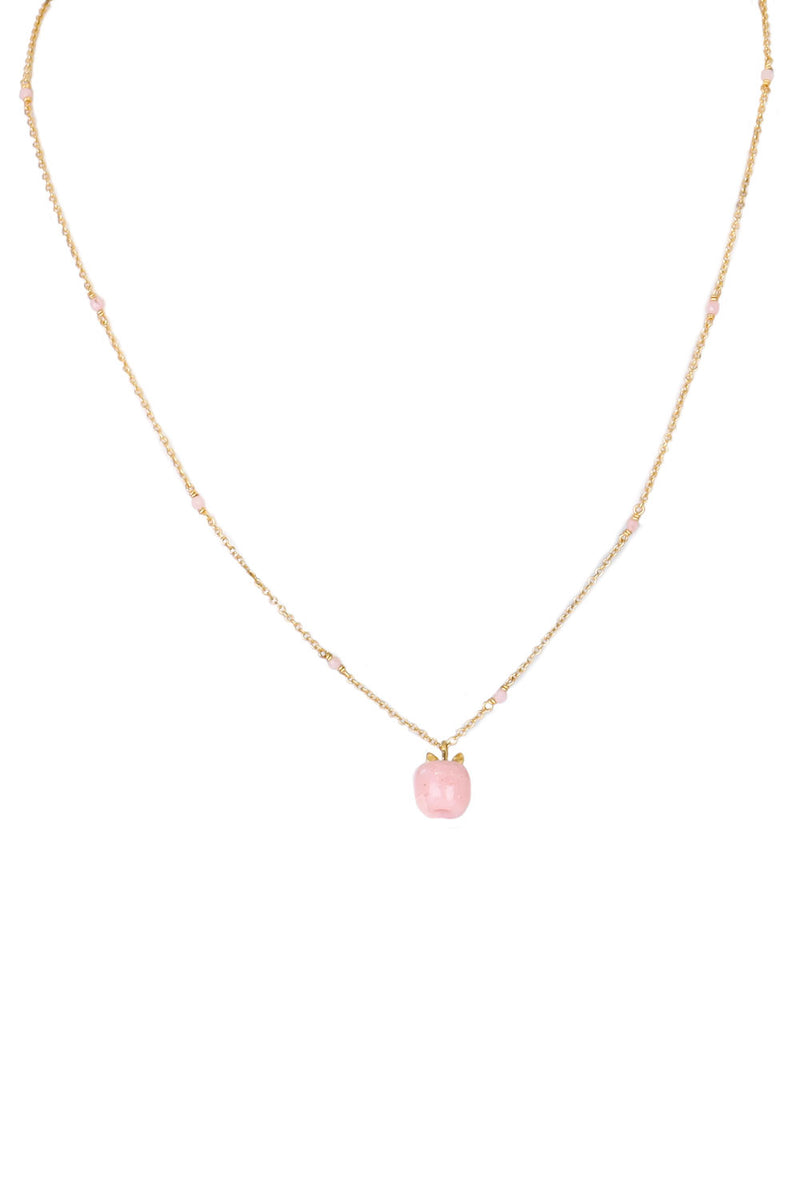 Lilibet Pink Apple Necklace
