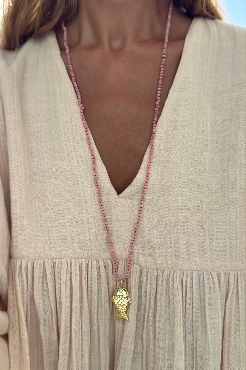 Raani Necklace Pink