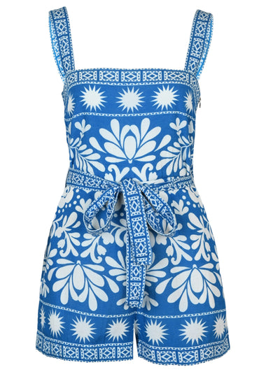 Catrice Folk Monstera Print Romper