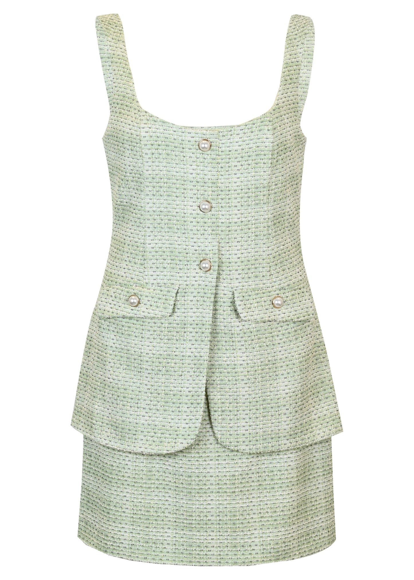 Load image into Gallery viewer, Kamala Stretch Tweed Mini Dress
