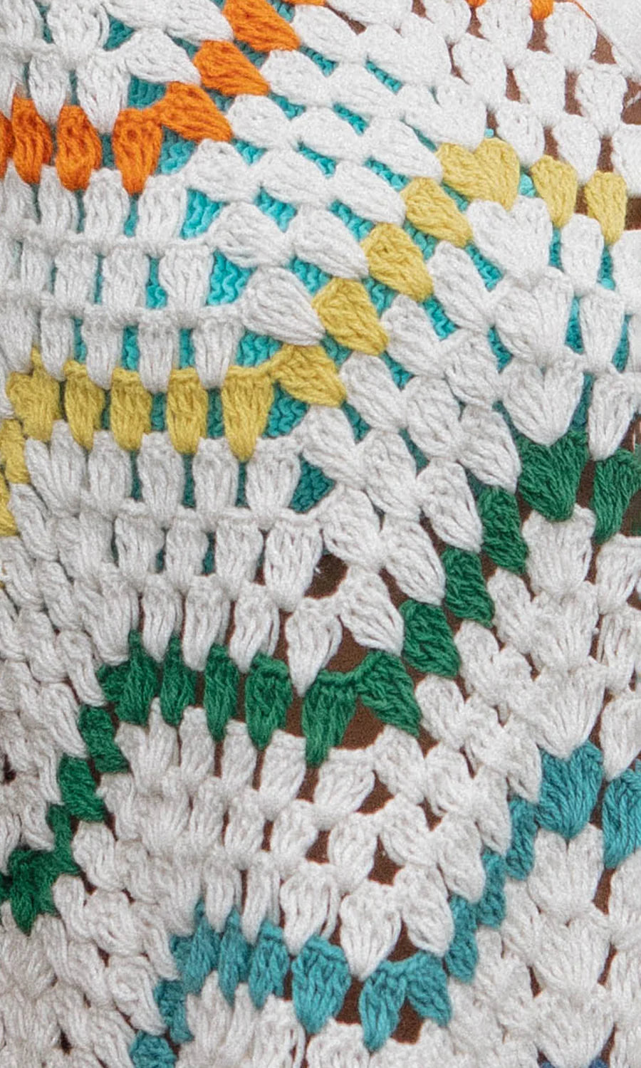 Load image into Gallery viewer, Lucienne Rainbow Scallop Crochet Top
