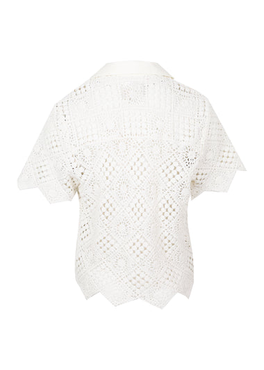 Nan Diamond Crochet Top