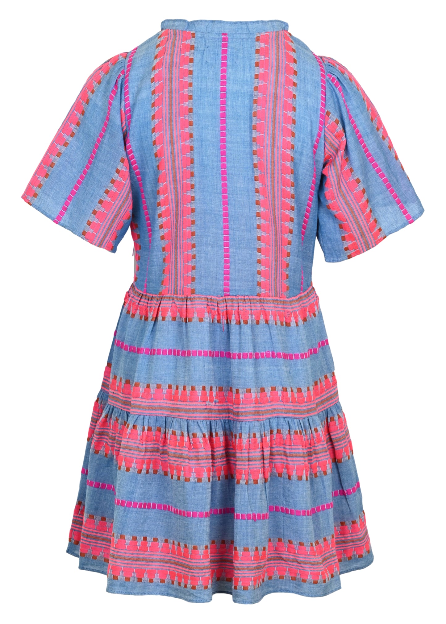 Load image into Gallery viewer, Oceana Scarf Stripe Mini Dress
