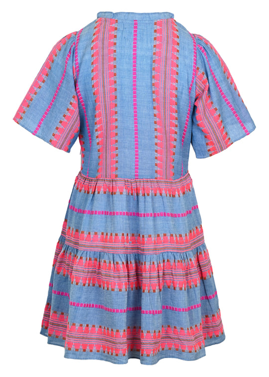 oceana mini dress Oceana Scarf Stripe Mini Dress