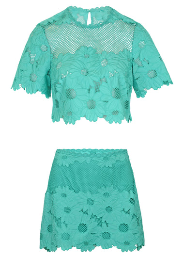 Seta Sunflower Mesh Eyelet Set