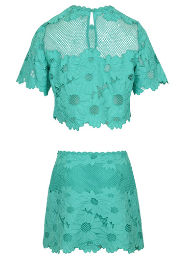 Seta Sunflower Mesh Eyelet Set