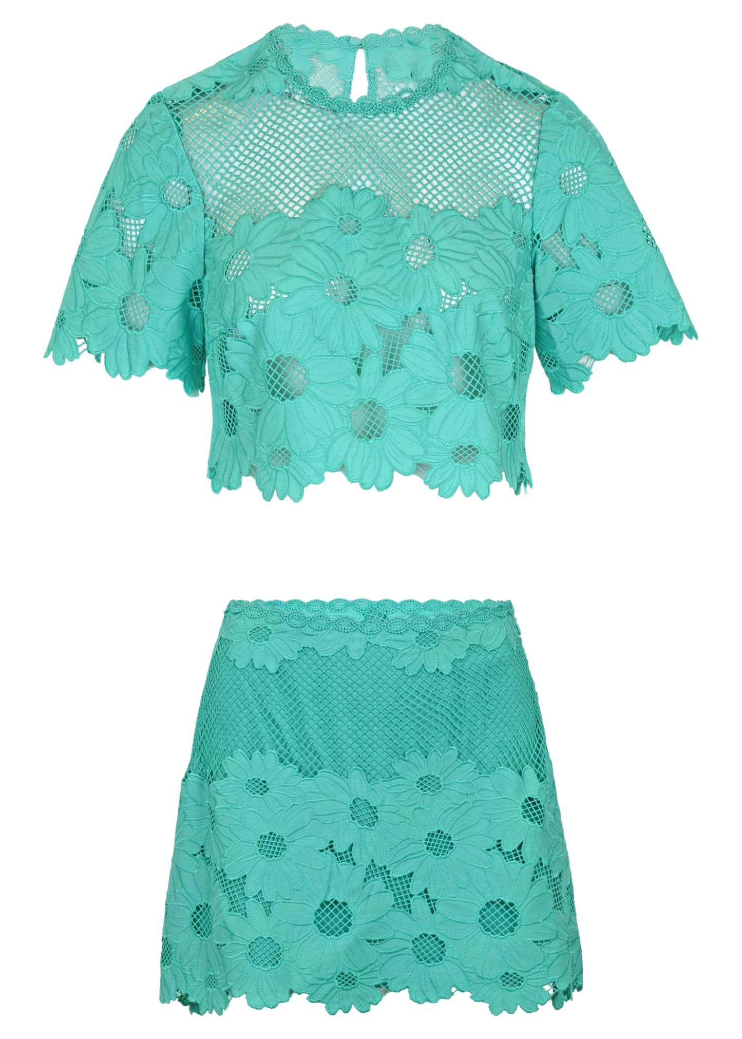 Load image into Gallery viewer, Seta Sunflower Mesh Eyelet Set
